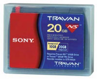 Sony Data Cart 10-20GB Travan 1pk (QTRNS20)